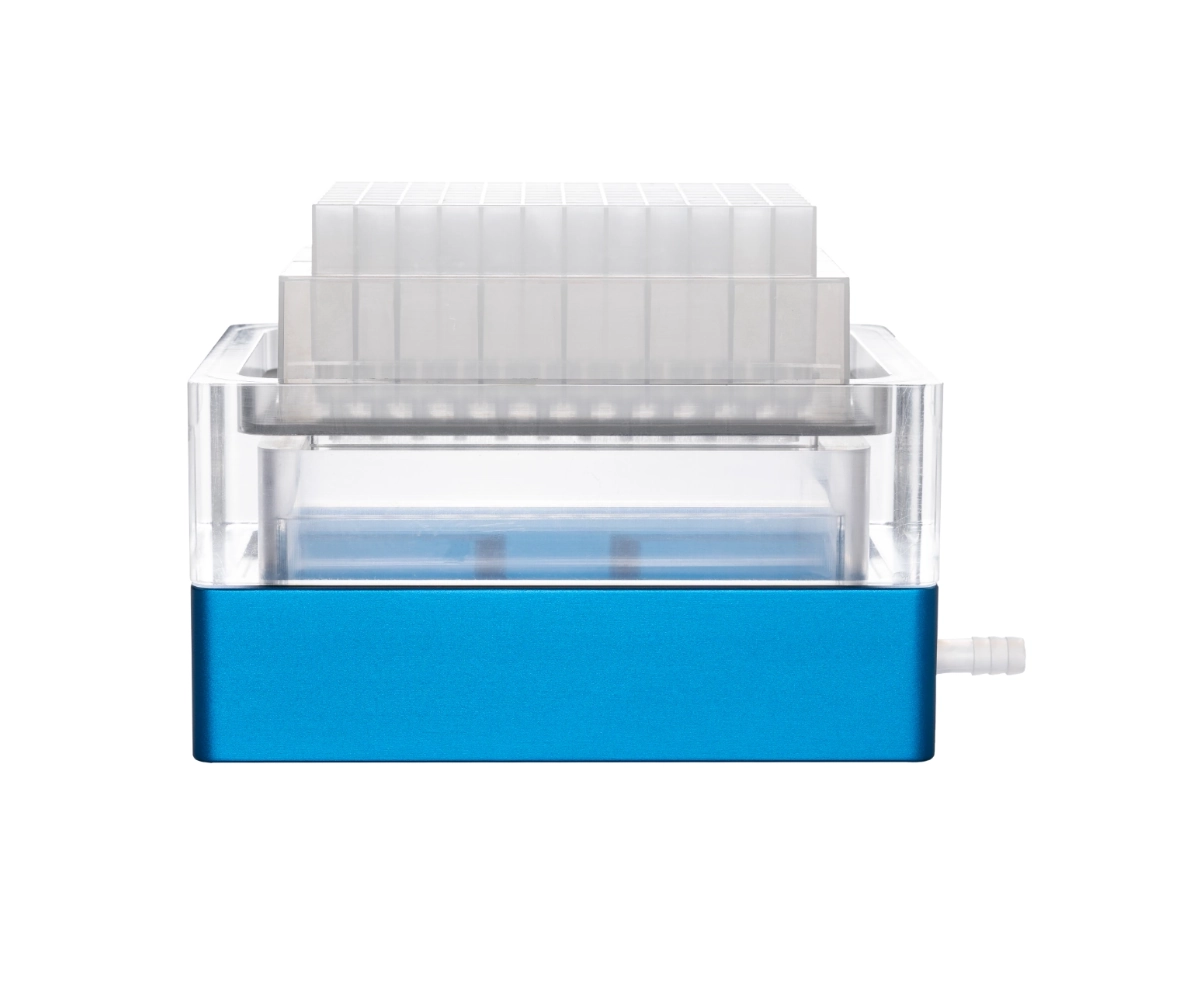 Universal Vacuum Manifold, blue, with white (POM) holder, 1/pk