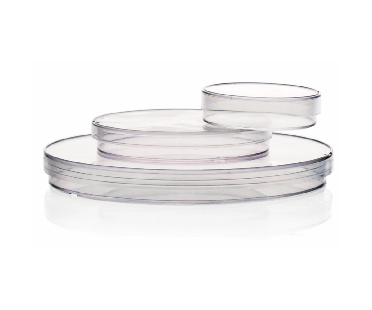 Petri Dishes, Cilindar, 70mm, 15mm, 1room, Steril, 20/pk