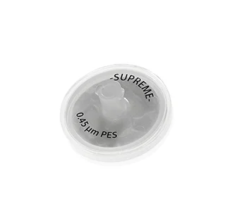 SYRINGE FLTR ABLUO SUPREME 25MM FLL/MLS PP GF/F/PES 0.7/0.45UM CLR 10/PK
