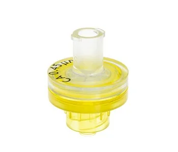 Syringe Filter, CA, 0.45µm,13mm, 500/Pk,Yellow