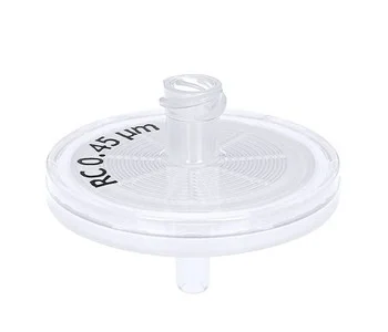 Syringe Filter, RC, 0.45µm, 25mm, 500/Pk