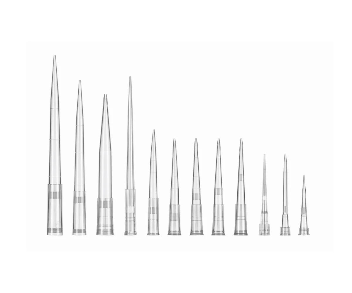 Universal pipette tips, 0.1 to 10 ul, universal fit tips, DNase/RNase free, sterile, rack pack, 32mm, without filter,96pcs/rack, 50racks/case, 96/pk