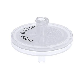 Syringe Filter, PVDF, 0.45µm, 25mm, 500/Pk