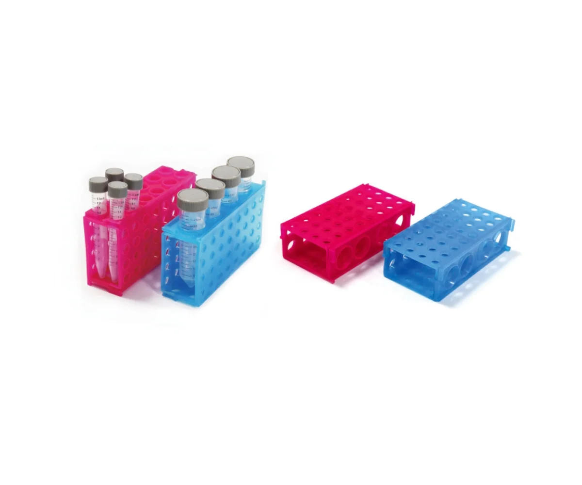 TUBE RACK, PP MATERIAL, MULTI-SE, SUITABLE FOR TUBES OF DIA.≤30 OR 16 OR 11.5 OR 7.5MM, 4HOLES(1×4) OR 12HOLES(2×6) OR 32HOLES(4×8)OR 32HOLES(4×8). BLUE, Polypropylene, 50/pk