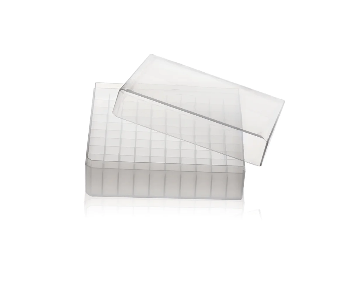 FREEZING BOX, PP MATERIAL, WITH A DIVIDER IN 9X9, HOLDS UP TO 81PCS OF CRYOTUBE 1.8ML, Polypropylene, 1/pk