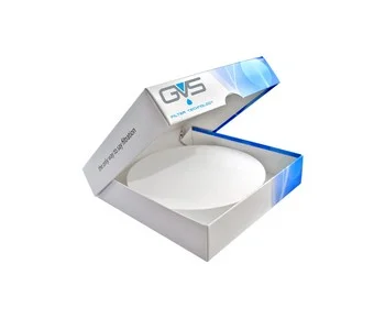 Paper filter disc diam.70mm slow quantitative 44 2, 0um retention GVS 100 pc, Polycarbonate, 100/pk