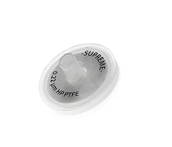 SYRINGE FLTR ABLUO SUPREME 25MM FLL/MLS PP GF/F/PTFE HYPHILIC 0.7/0.22UM CLR 500/PK