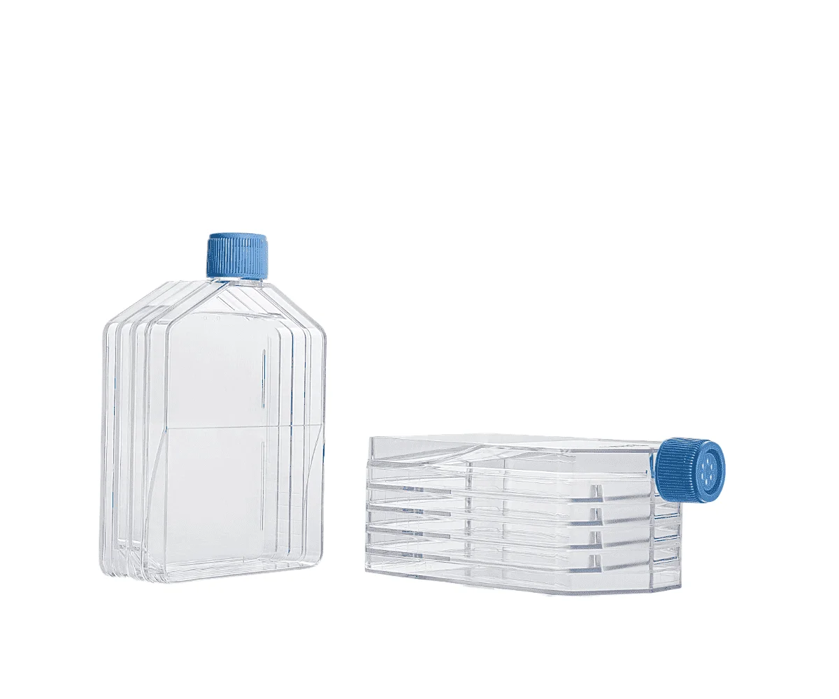 Multilayer Cell Culture Flasks5 layers, 875cm², surface-treated, w/plug seal cap, Sterilized(1/pkg, 8/cs), 2/pk