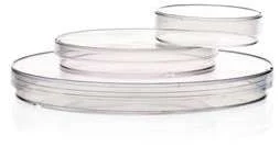 Petri Dishes, Cilindar, 90mm, 15mm, 1room, 3vents, Steril, 10/pk
