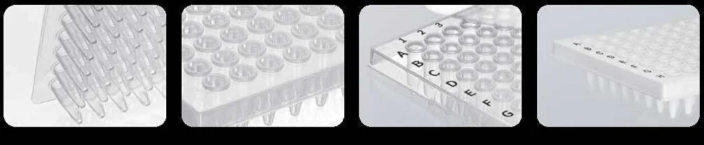 PCR Plates0.2ml, Natural Color, 96 well PCR plate, no skirted, Non-Sterile, 10pcs/bag/inner box, 10inner boxes/cs, 10/pk