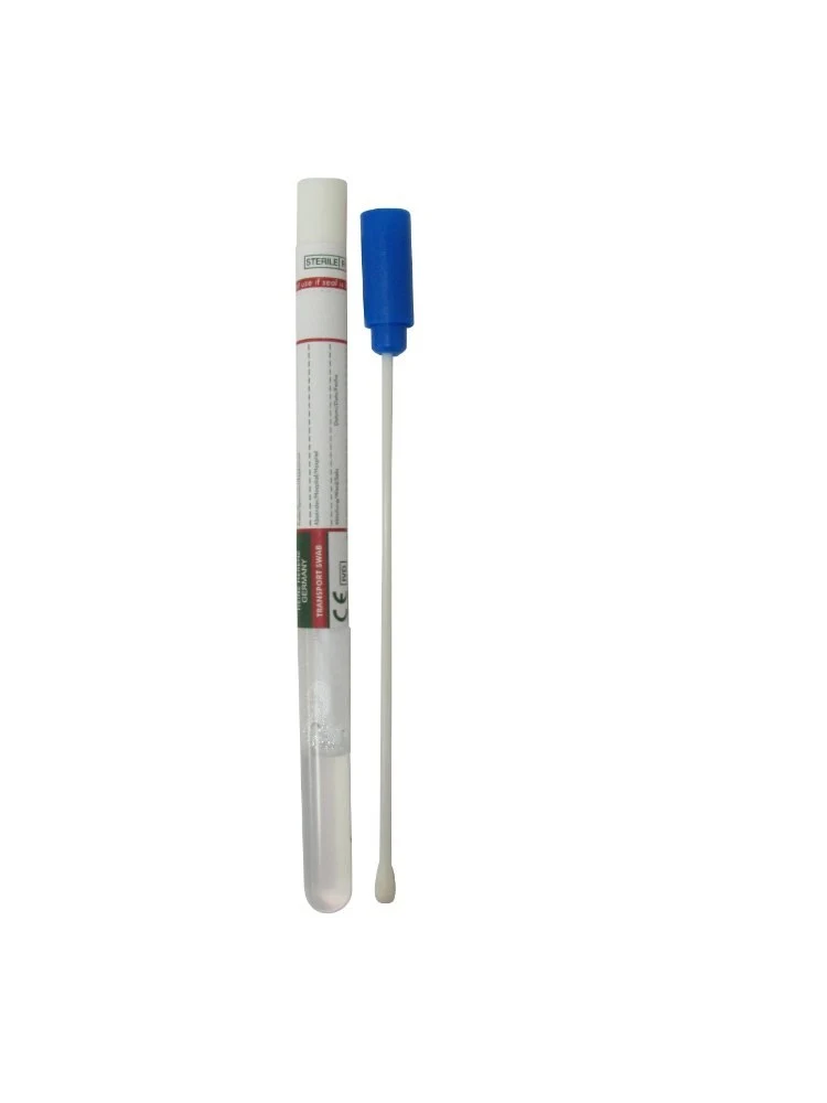 TS-Swab PL Amies, sterile, with Amies Medium, microbiological transport-set, plastic tube approx. 150 x 12 mm, 1020005