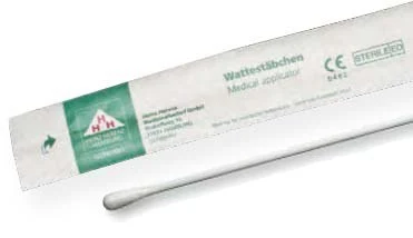 PP Applicator, Polyester head, PP stick 150x2.5 mm, single packed sterile