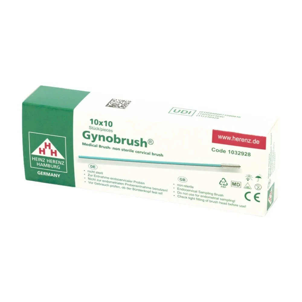 Gynobrush® approx. 20cm, non-sterile, f. gynae sample taking, soft,, 8000 pcs/outer carton