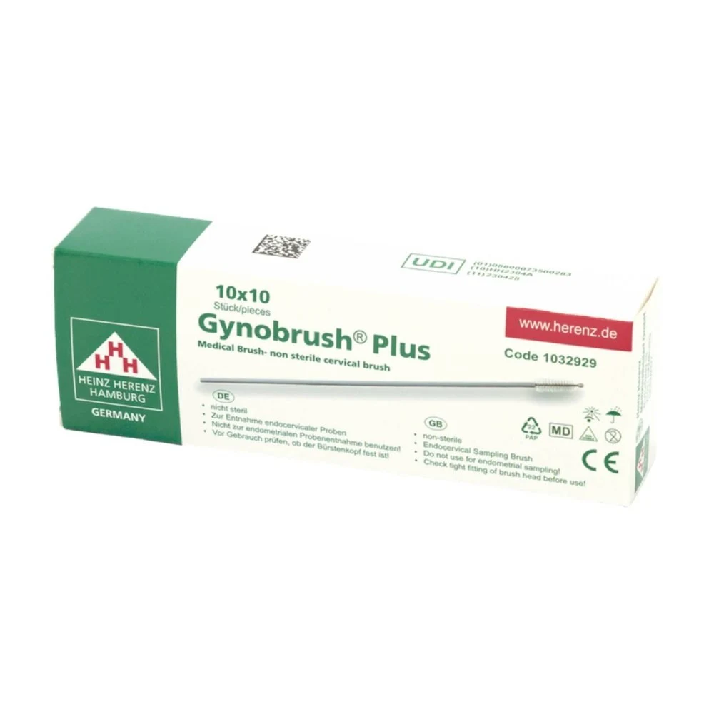 Gynobrush® Plus, approx. 20 cm, non sterile, w.soft plast. tip,, 8000 pcs/outer carton