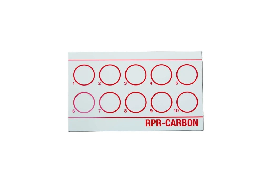 Test cards, Cardboard card laminated