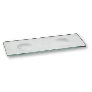 Microscopic slides with cavity, with 2 cavities