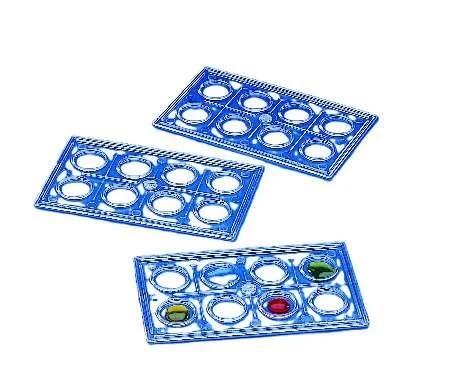 Colorimetric tray 8 round depressions Ø 15 mm, 95 x 57 mm