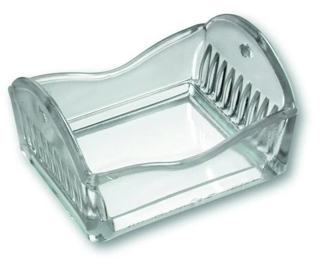 Staining tray and handle (for staining glass box), Staining tray, soda glass