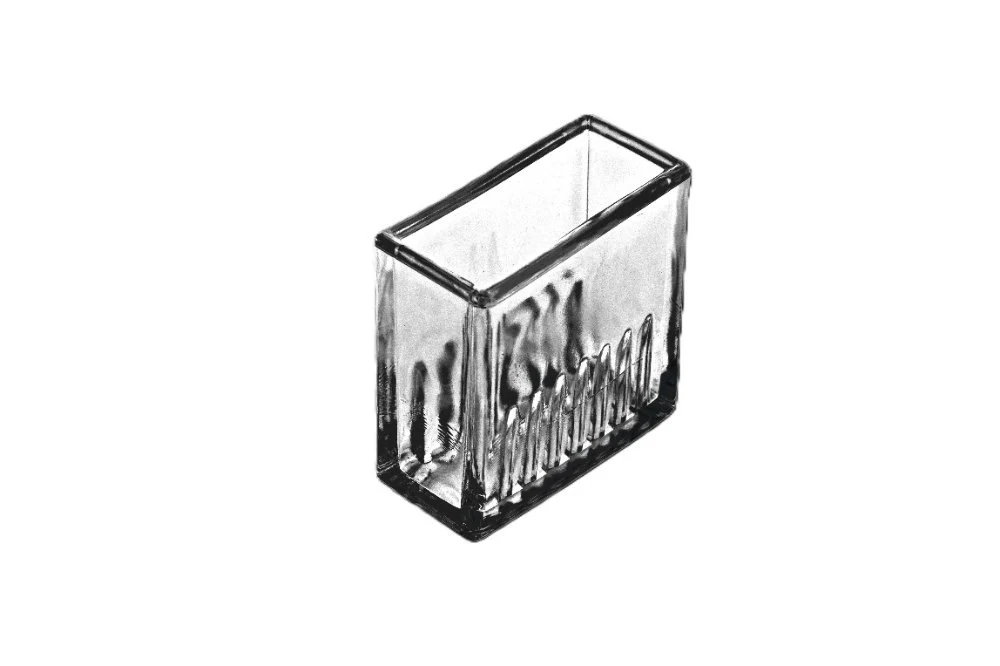 Hellendahl staining dish, without wide upper section, soda glass