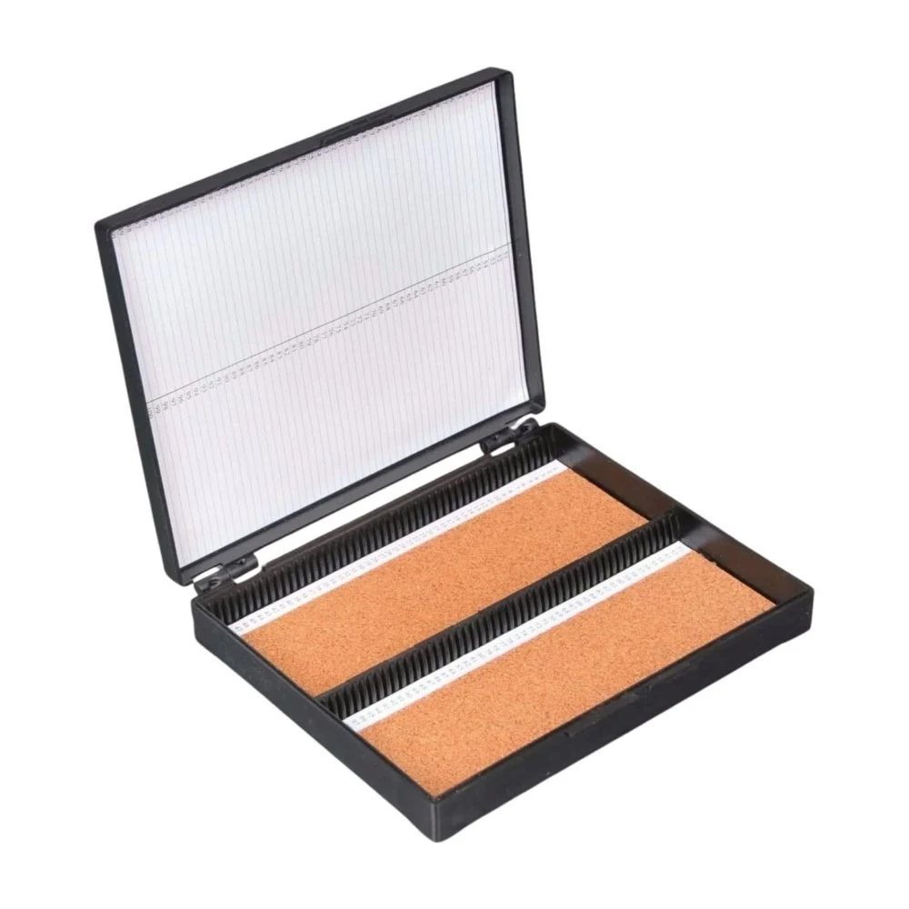 Storage case made of ABS, for 100 slides
