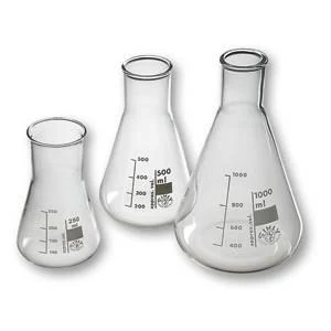 Erlenmeyer flasks, narrow neck, 25 ml