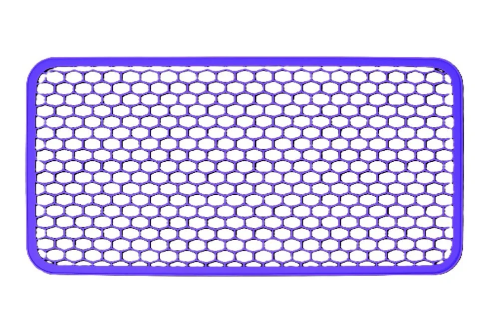 Silicone Mat, Silicone mat for wire mesh, 460 x 229 mm