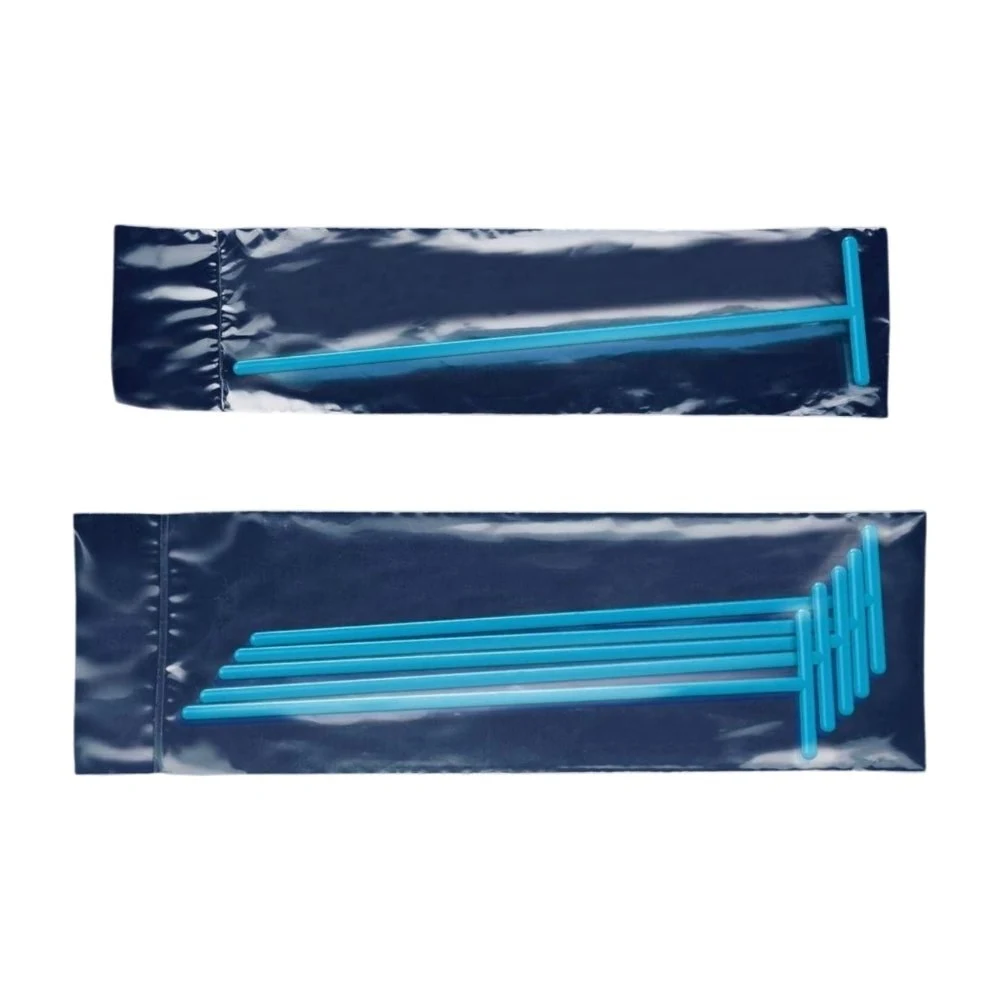 Spreader, PS, T- shape, blue, L = 14 cm, single packed sterile