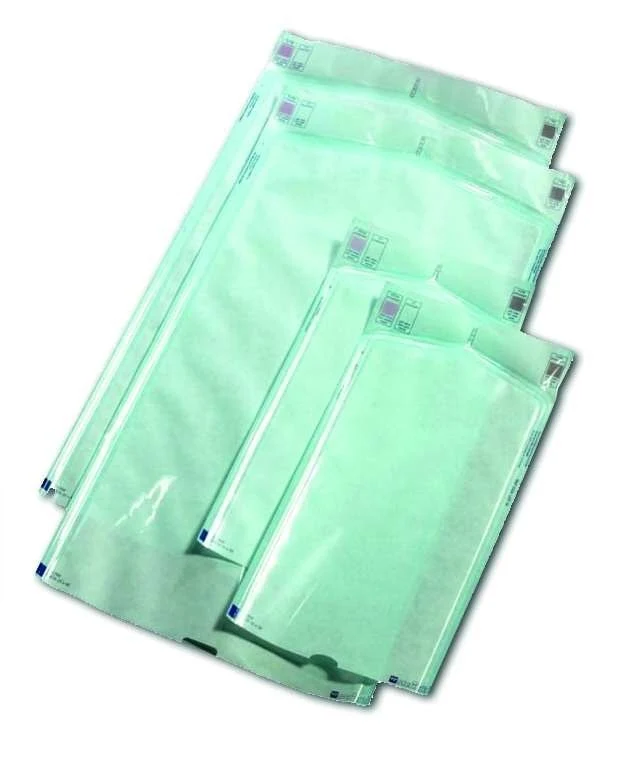 See-through pouches 30x42 cm, without gusset, flat, made of paper and film, CE, EN 868