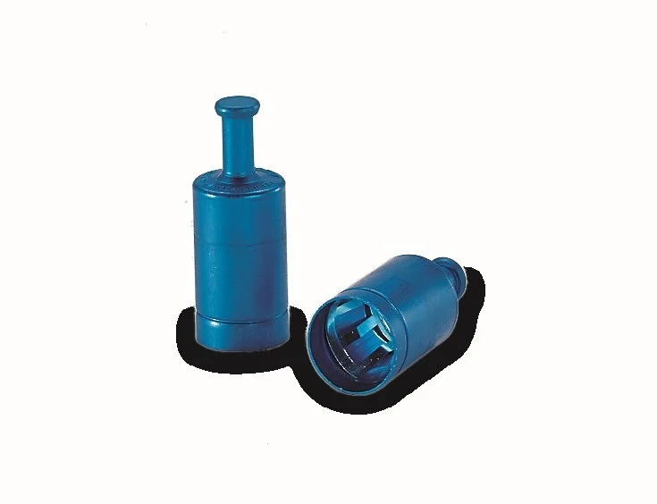 LABOCAP-caps Ø 15/16 mm, with handle, silver, aluminium, for test tubes & flasks, 100/box