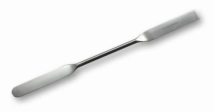 Spatula, Double spatula, 210 x 11 mm