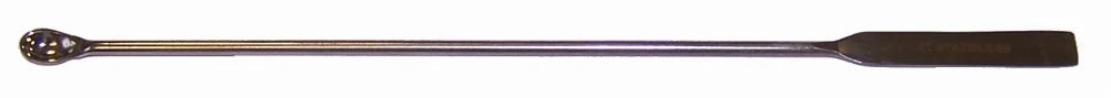 Micro Spatula Spoon 180 x 7 mm, 18/8 steel, without CE