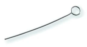 Loops, acc. to Kolle, wired, loop diam. approx. 2 mm, length approx. 40 mm, wire diam. approx. 0.5 mm