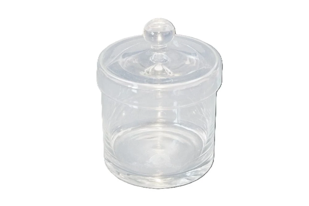 Jars for cotton wool, soda glass, without foot., 150 mm, 1081114