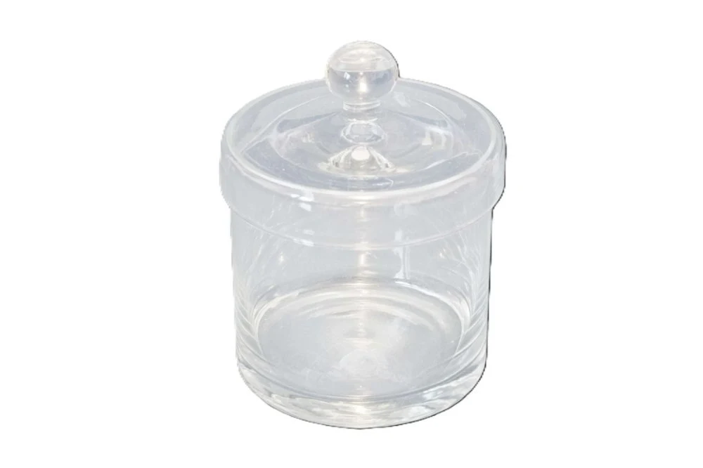 Jars for cotton wool, soda glass, without foot., 200 mm