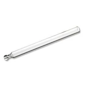 Dropping pipette with bulb, 80 x 7/8 mm, glass, without rubber teat