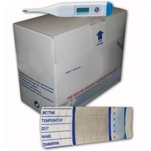 Thermometer Covers, analog, lubricant, PVC-free, single use, 8 x