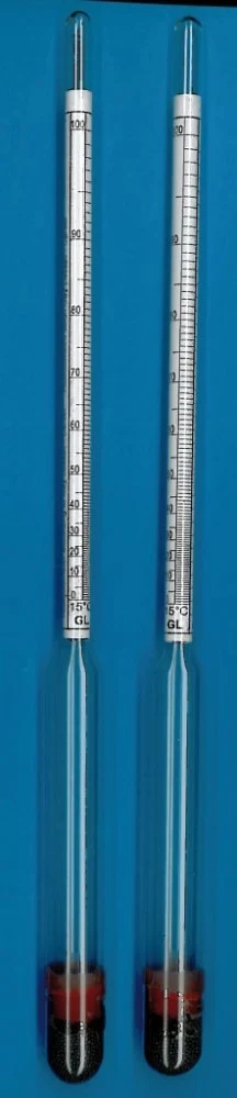 Alcoholmeter Gay Lussac & Cartier, 0 – 100% Volume