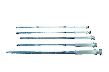 Graduated pipette, class AS with glass piston, 10ml (0.1)