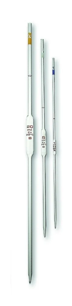 Volumetric pipettes, glass, 3 ml
