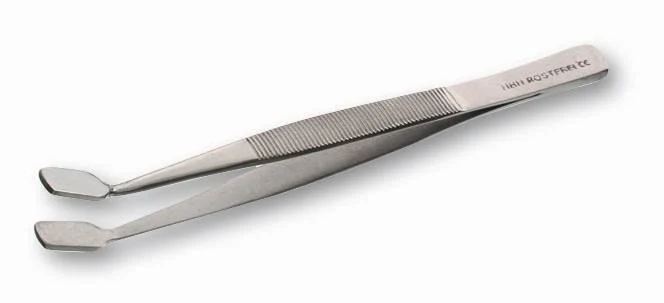 Forceps for cover-glasses, approx. 11.5 cm, stainless steel