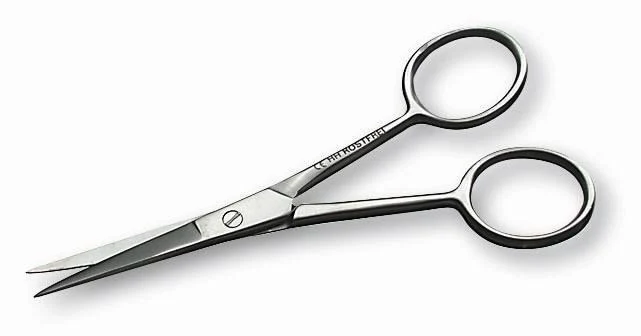 Scissors, stainless steel, without CE, Microscope-scissors., 11.5 cm