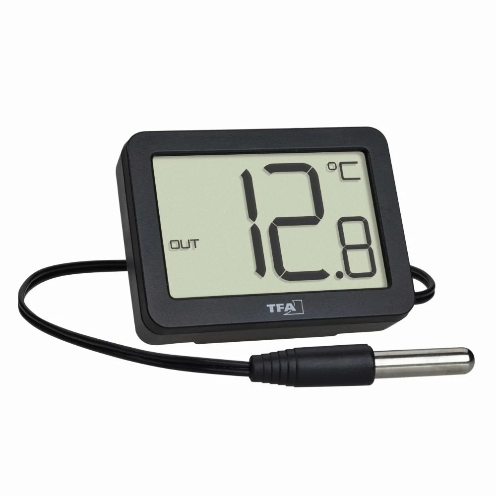 Digital indoor-outdoor thermometer