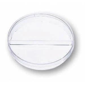 Petri dishes 2-parts, sterile, 90x14,5mm, with vents, PS, crystal clear, sterile by radiation