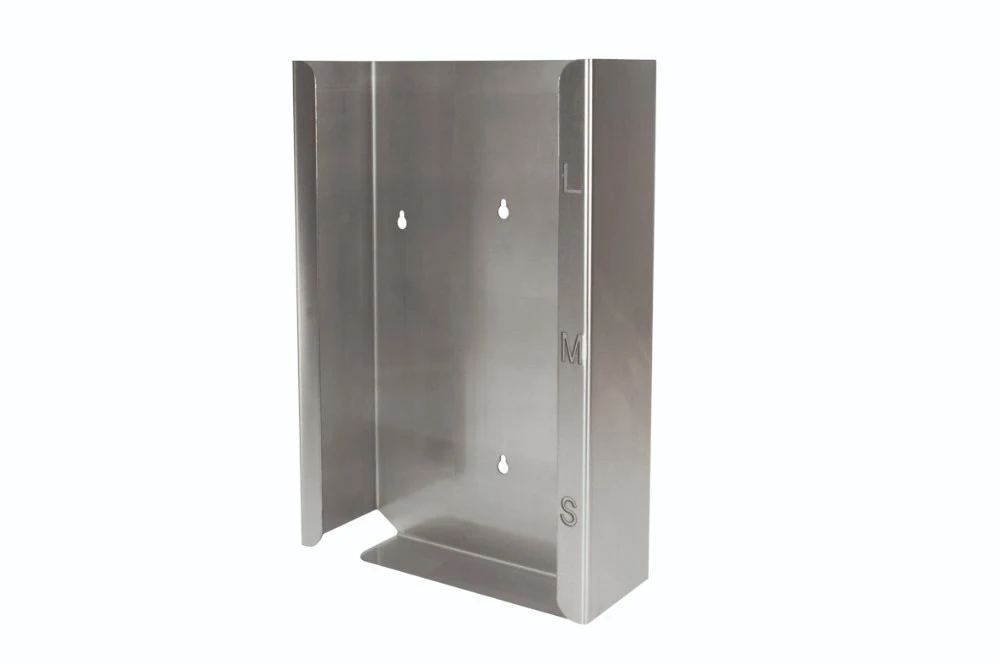 Wall mount rack – stainless steel, 390 x 255 x 98 mm