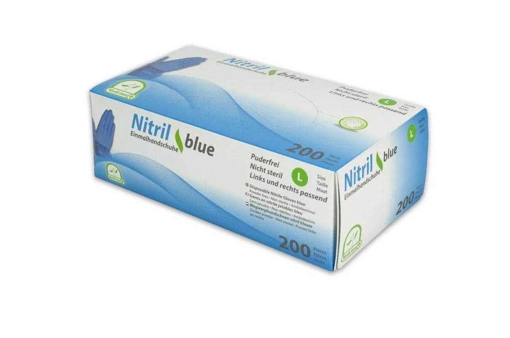 Nitrile gloves BLUE, size S