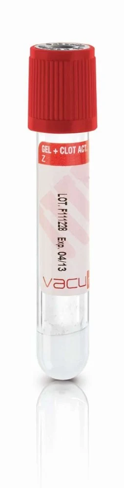 Vacuum blood collection tubes, sterile, es, 13 x 75 mm