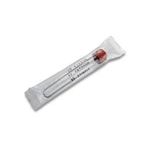 Test Tubes PS, 16 x 150 mm, 20 ml, red screw cap, cylindrical, single packed sterile