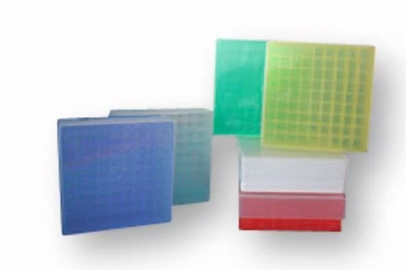 Storage cases NATURAL for 81 cryo tubes 4 ml, with cover, PP