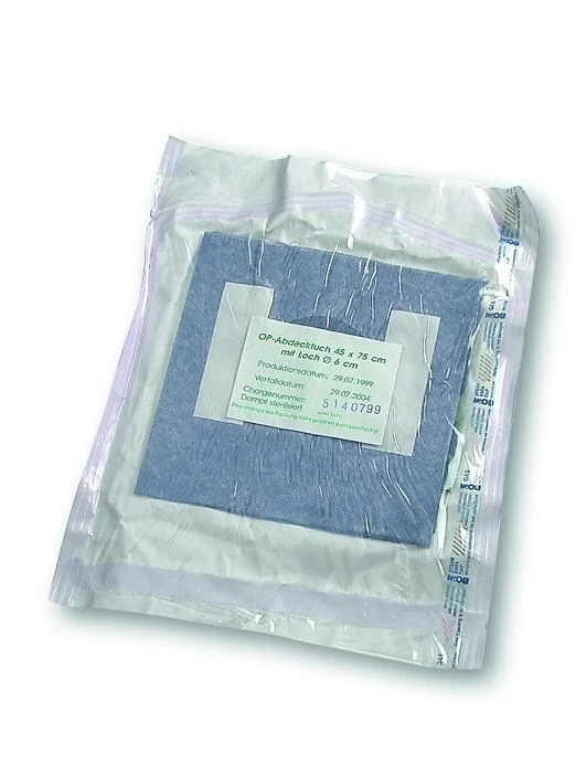 Surgical cover, sterile, with hole Ø 6 cm