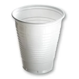 Drinking cup/Universal cup, 150 ml (200 cc), white, PS
